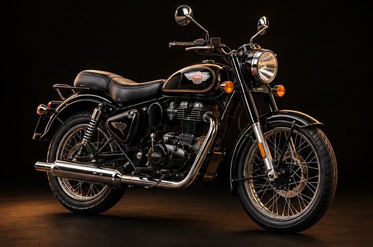 Royal Enfield Standard 350cc rental bike in Rishikesh